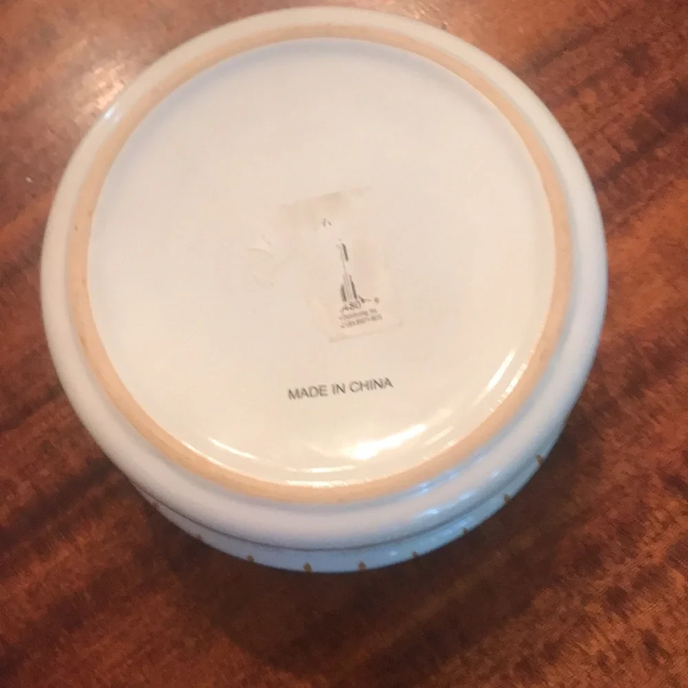 Dog Bowl- Ceramic- 6 1/2” across